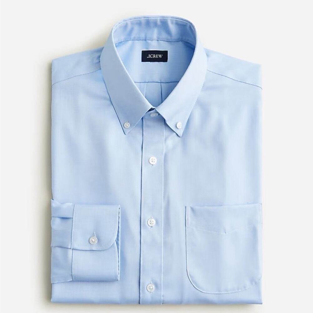 J.Crew Slim Bowery wrinkle-free dress shirt with button-down collar